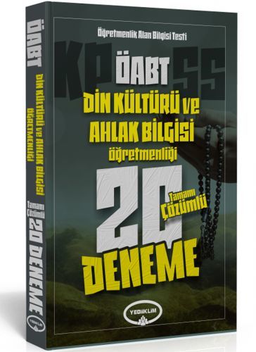 Yediiklim 2019 ÖABT Din Kültürü Öğretmenliği 20 Deneme Çözümlü Yediiklim Yayınları Yediiklim 2019 ÖABT Din Kültürü Öğretmenliği 20 Deneme Çözümlü Yediiklim Yayınları