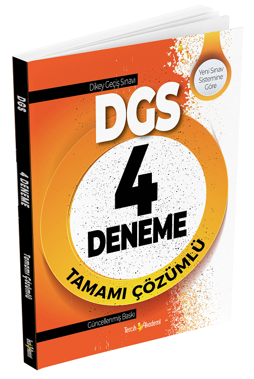 Tercih Akademi DGS 4 Deneme Çözümlü Tercih Akademi Yayınları Tercih Akademi DGS 4 Deneme Çözümlü Tercih Akademi Yayınları