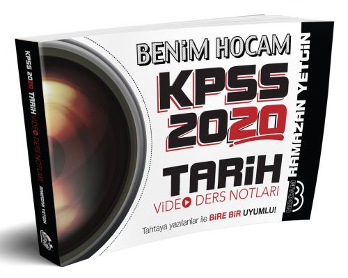 Benim Hocam 2020 KPSS Tarih Video Ders Notları Ramazan Yetgin Benim Hocam Yayınları Benim Hocam 2020 KPSS Tarih Video Ders Notları Ramazan Yetgin Benim Hocam Yayınları
