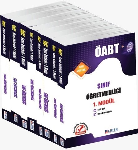 Lider ÖABT Sınıf Öğretmenliği Konu Anlatımlı Modüler Set Lider Yayınları Lider ÖABT Sınıf Öğretmenliği Konu Anlatımlı Modüler Set Lider Yayınları