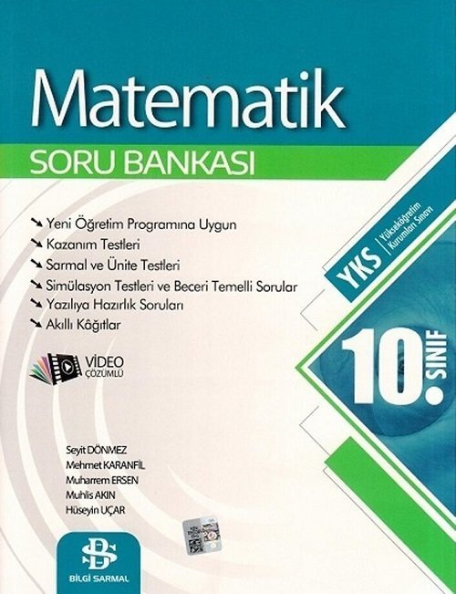 Bilgi Sarmal 10. Sınıf Matematik Soru Bankası Video Çözümlü Bilgi Sarmal Yayınları Bilgi Sarmal 10. Sınıf Matematik Soru Bankası Video Çözümlü Bilgi Sarmal Yayınları