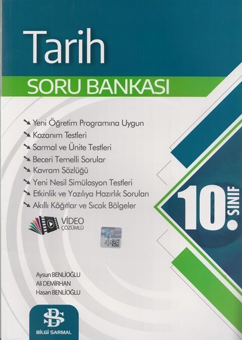 Bilgi Sarmal 10. Sınıf Tarih Soru Bankası Video Çözümlü Bilgi Sarmal Yayınları Bilgi Sarmal 10. Sınıf Tarih Soru Bankası Video Çözümlü Bilgi Sarmal Yayınları