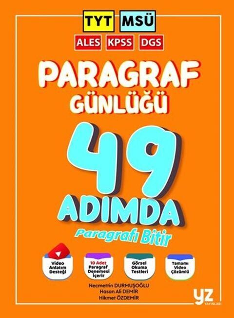 YZ Yayınları TYT KPSS MSÜ ALES DGS 49 Günde Paragrafın Günlüğü Soru Bankası YZ Yayınları YZ Yayınları TYT KPSS MSÜ ALES DGS 49 Günde Paragrafın Günlüğü Soru Bankası YZ Yayınları