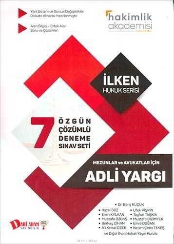 Dahi Adam Adli Yargı Hakimlik Mezunlar ve Avukatlar için 7 Deneme Dahi Adam Yayıncılık Dahi Adam Adli Yargı Hakimlik Mezunlar ve Avukatlar için 7 Deneme Dahi Adam Yayıncılık