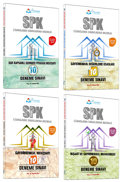 Finansed SPK Gayrimenkul Grubu 40 Deneme 4 lü Set Finansed Yayınları Finansed SPK Gayrimenkul Grubu 40 Deneme 4 lü Set Finansed Yayınları