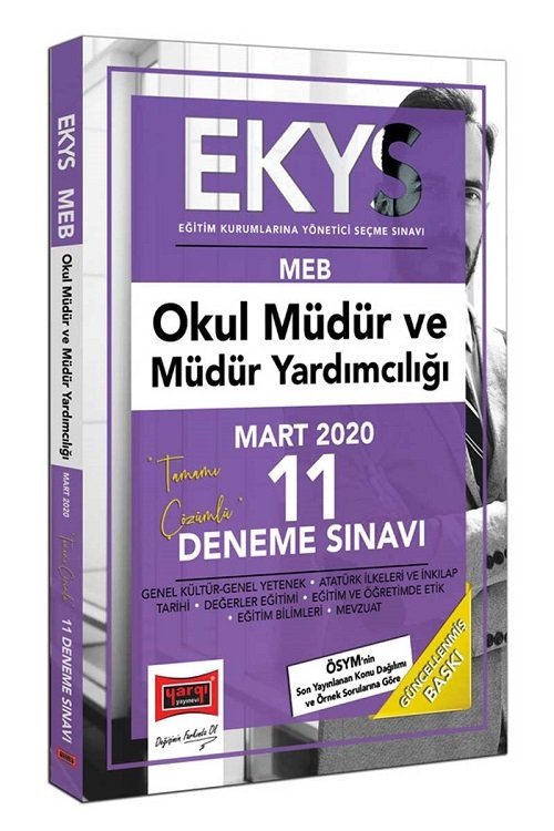 SÜPER FİYAT Yargı 2020 MEB EKYS Okul Müdür ve Yardımcılığı 11 Deneme Çözümlü Yargı Yayınları SÜPER FİYAT Yargı 2020 MEB EKYS Okul Müdür ve Yardımcılığı 11 Deneme Çözümlü Yargı Yayınları