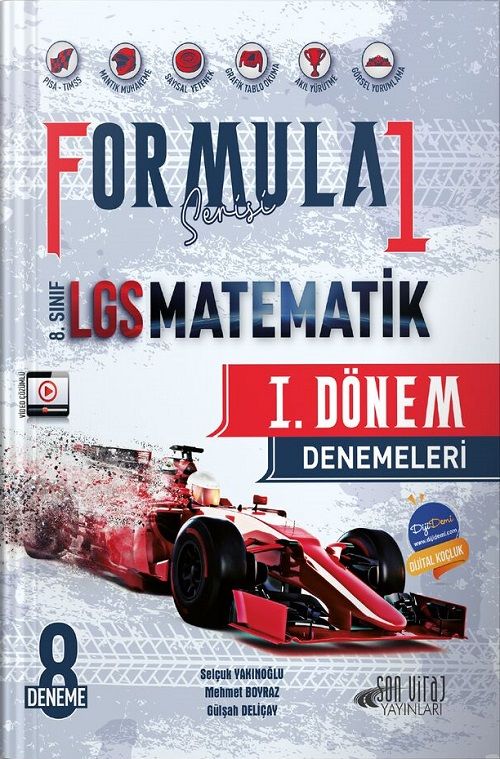 Son Viraj 8. Sınıf LGS 1. Dönem Matematik Formula 8 Deneme Son Viraj Yayınları Son Viraj 8. Sınıf LGS 1. Dönem Matematik Formula 8 Deneme Son Viraj Yayınları