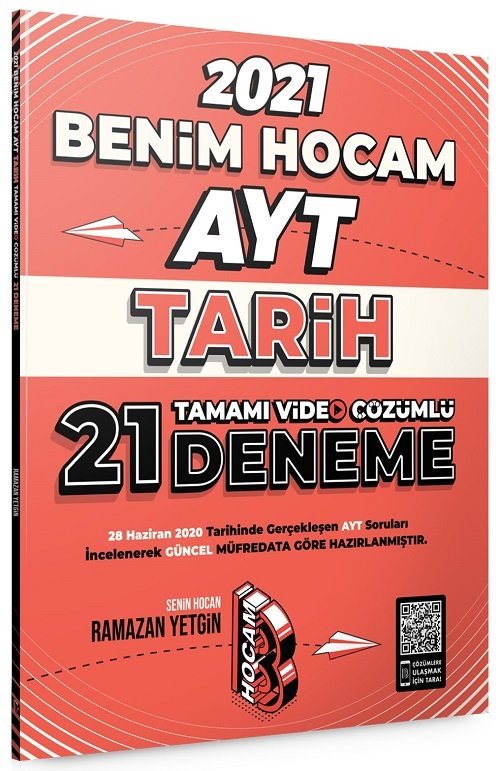 Benim Hocam 2021 YKS AYT Tarih 21 Deneme - Ramazan Yetgin Benim Hocam Yayınları Benim Hocam 2021 YKS AYT Tarih 21 Deneme - Ramazan Yetgin Benim Hocam Yayınları