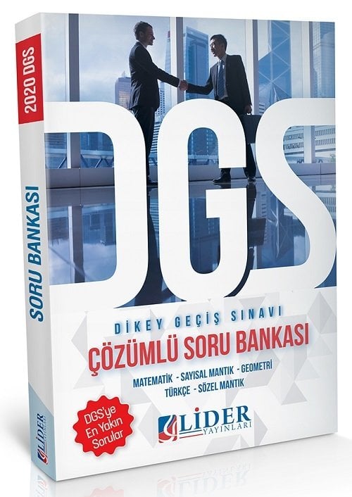Lider 2020 DGS Soru Bankası Çözümlü Lider Yayınları