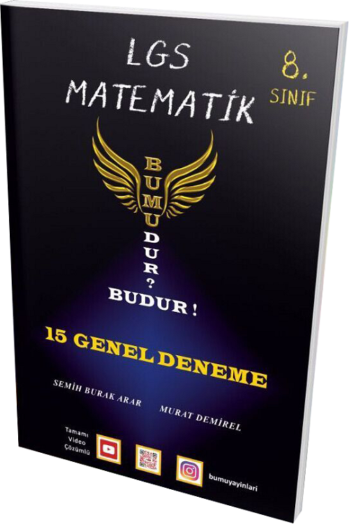 Bumu Yayınları 8. Sınıf LGS Matematik 15 Genel Deneme Bumu Yayınları Bumu Yayınları 8. Sınıf LGS Matematik 15 Genel Deneme Bumu Yayınları