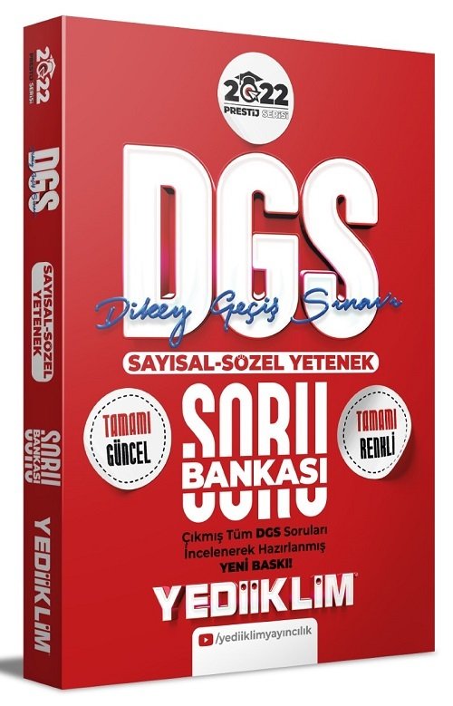 Yediiklim 2022 DGS Prestij Soru Bankası Çözümlü Yediiklim Yayınları Yediiklim 2022 DGS Prestij Soru Bankası Çözümlü Yediiklim Yayınları