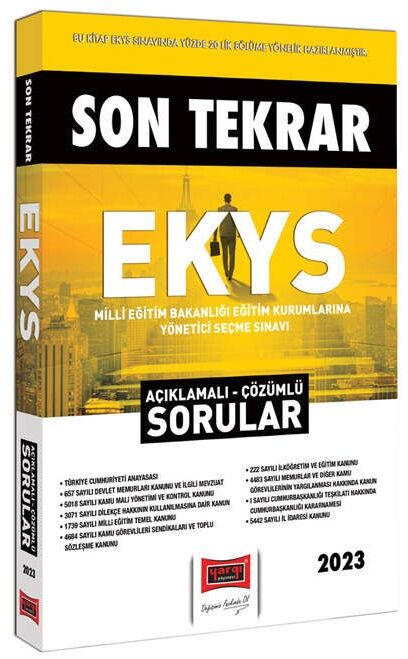 Yargı 2023 MEB EKYS Müdür ve Yardımcılığı Son Tekrar Açıklamalı Çözümlü Sorular Yargı Yayınları Yargı 2023 MEB EKYS Müdür ve Yardımcılığı Son Tekrar Açıklamalı Çözümlü Sorular Yargı Yayınları