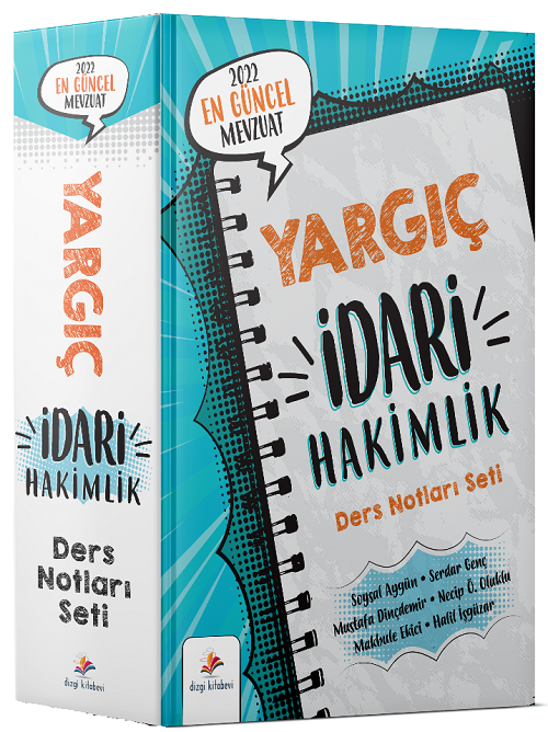 Dizgi Kitap 2022 YARGIÇ İdari Hakimlik Ders Notları Seti Dizgi Kitap Dizgi Kitap 2022 YARGIÇ İdari Hakimlik Ders Notları Seti Dizgi Kitap