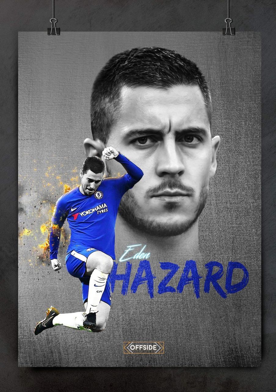 Eden Hazard 55x40