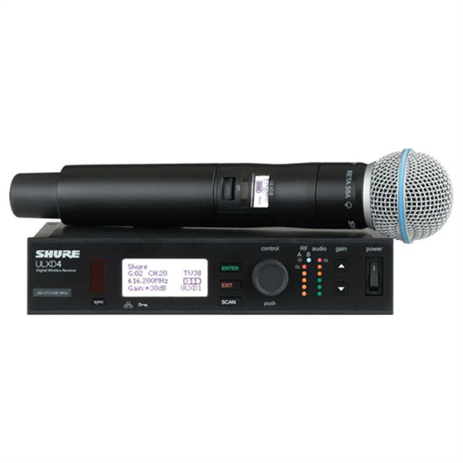 SHURE ULXD24E/B58 Kablosuz El Mikrofon Seti NZ7258 SHURE ULXD24E/B58 Kablosuz El Mikrofon Seti NZ7258