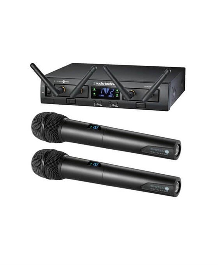 Audio-Technica ATW-1322 Çift Kanallı Dijital Belped Mikrofon Sistemi (çift el)