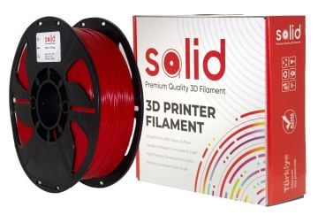 Solid Filament PLA Plus 1.75mm Kırmızı 1Kg