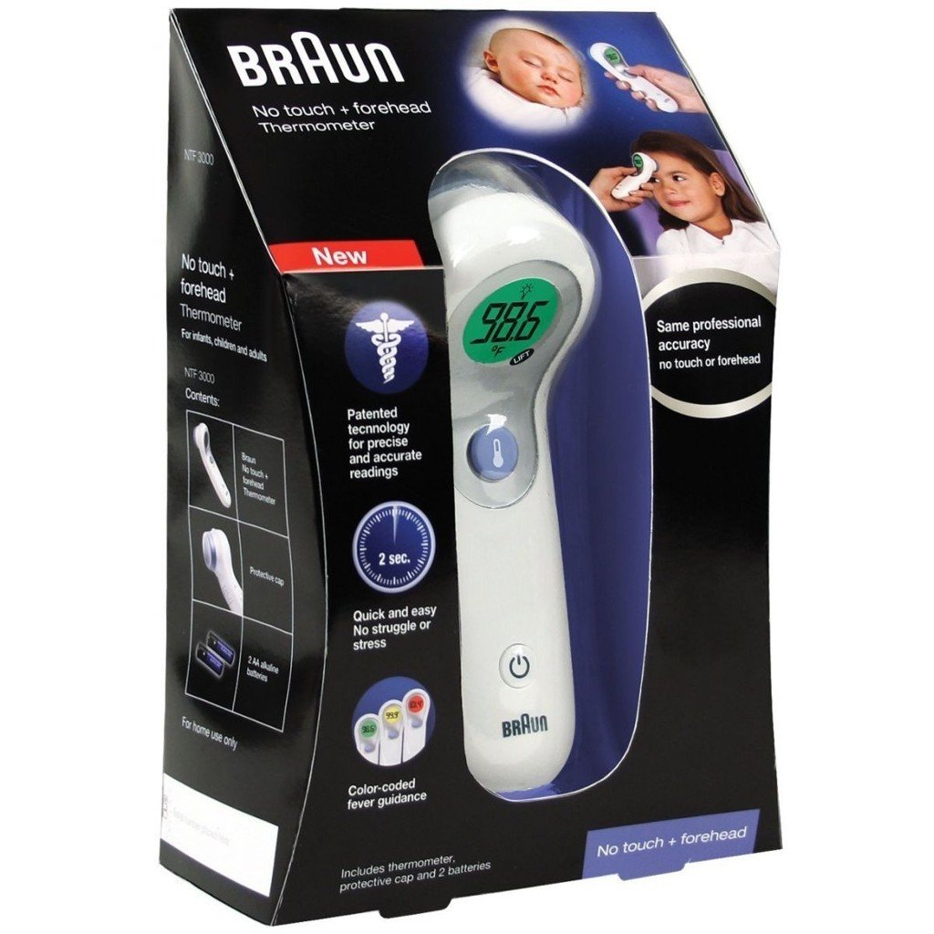 Braun Irt Ntf 3000 Temazsız Ateş Ölçer l 285,80 TL l 285,80 TL l Elekt
