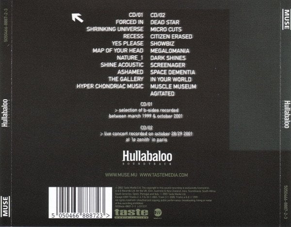 MUSE - HULLABALOO SOUNDTRACK (2002) - 2xCD SIFIR