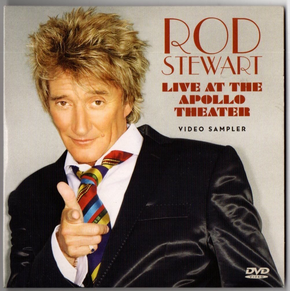 Rod Stewart Live At The Apollo Theater Video Sampler 2005 Card