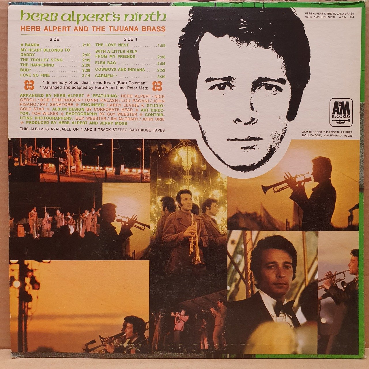 Herb Alpert And The Tijuana Brass Herb Alperts Ninth 1967 Lp 2