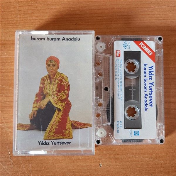 YILDIZ YURTSEVER - BURAM BURAM ANADOLU (1987) - KASET 2.EL