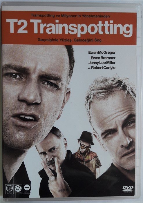 TRAINSPOTTING T2 - EWAN McGREGOR - ROBERT CARLYLE - DANNY BOYLE - DVD 2.EL