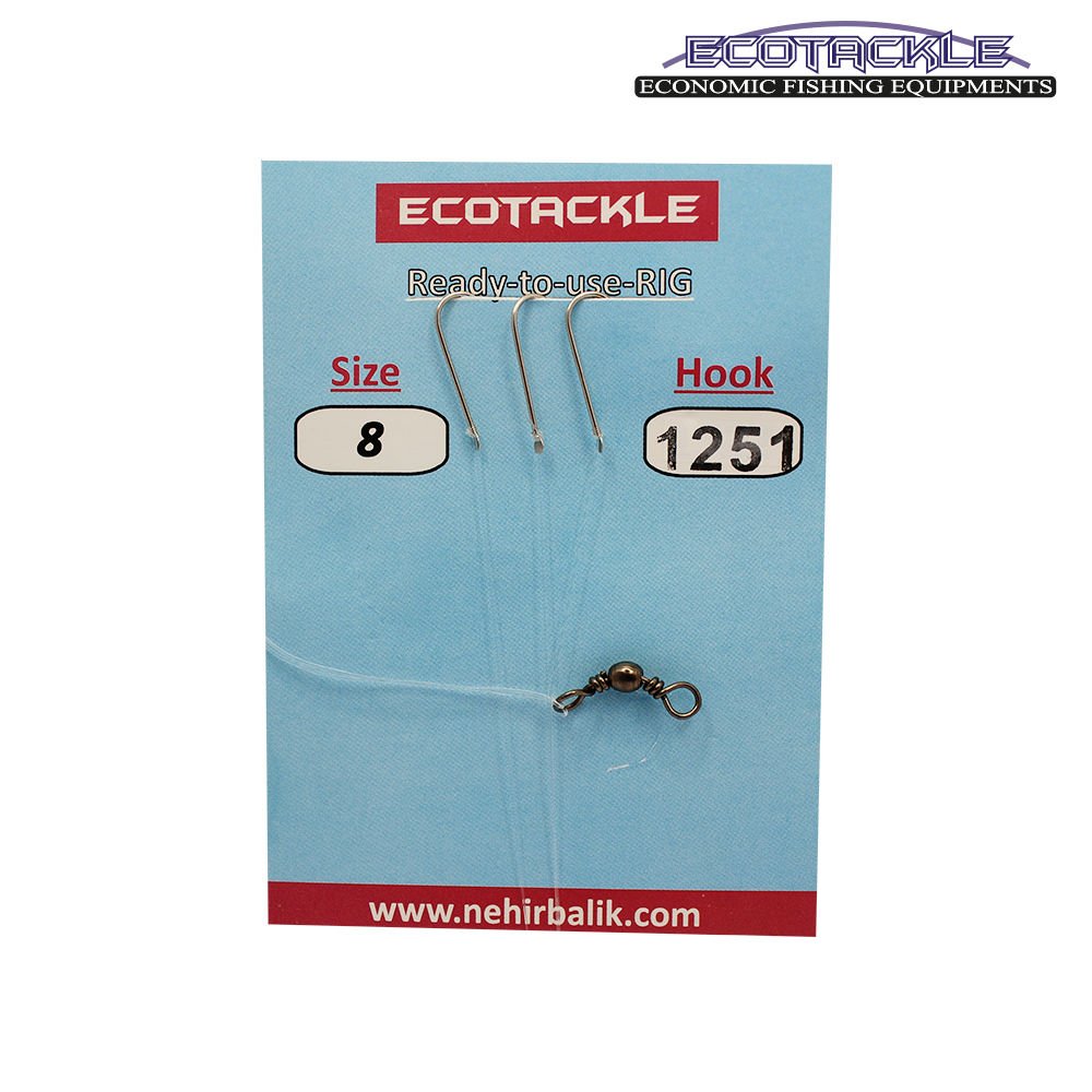 Ecotackle Fırdöndülü Yemli Takım 1251 3 İğne