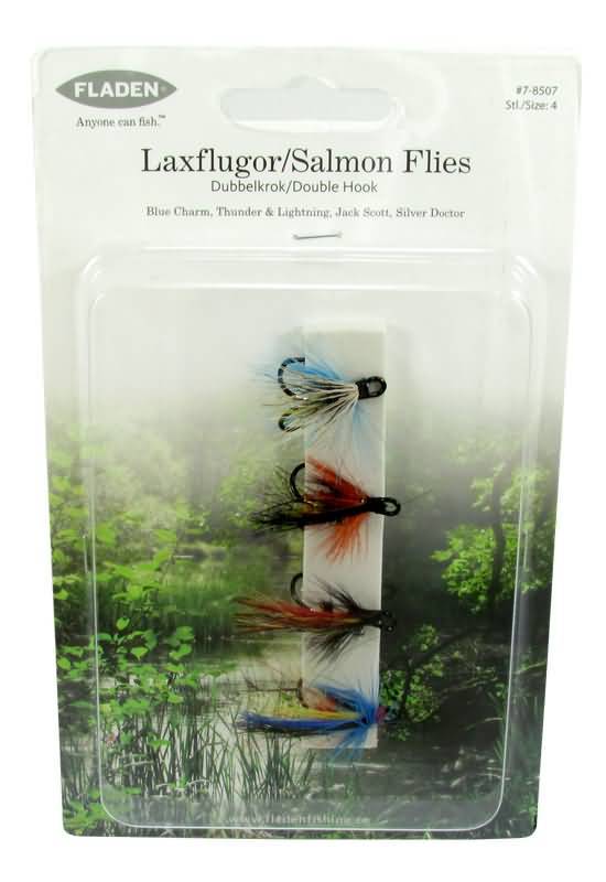 Fladen Salmon Fly Double Fly Sinek Seti No:4 4P