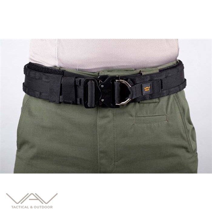 VAV BTAC01 Çelik Tokalı Taktik Kemer Siyah XL