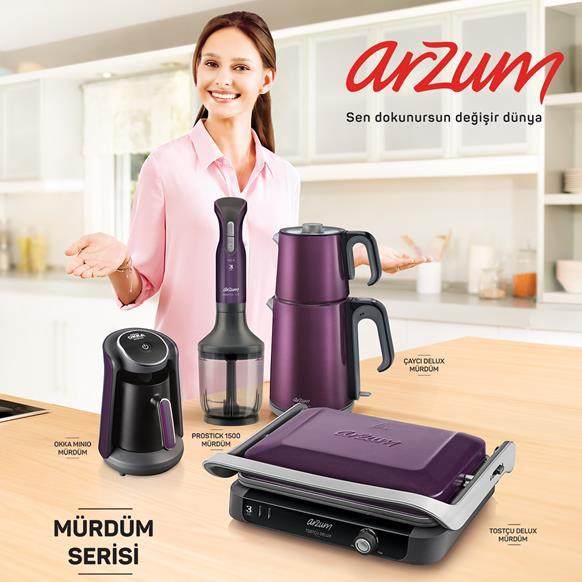 arzum ar9005pro murdum 4lu ceyiz seti okka mini kahve makineli