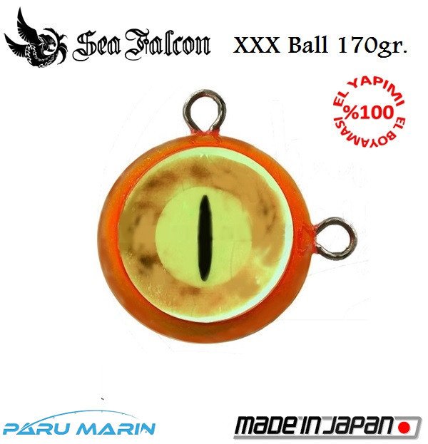 Sea Falcon Canlı Yem için Göz 170Gr. Orange