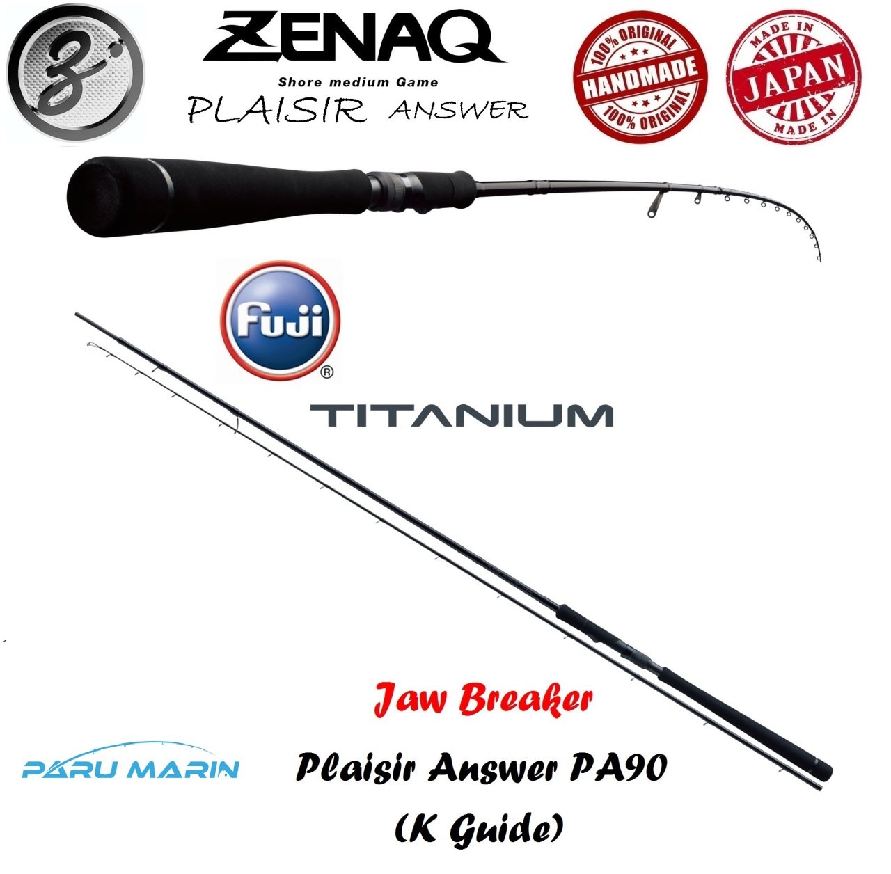 Zenaq Plaisir Answer PA90 (K) Jaw Breaker Kamış 274 cm. 10-50 g