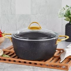 PoloChef Proline Galaxy Granit Ezme Derin Tencere 24 Cm.