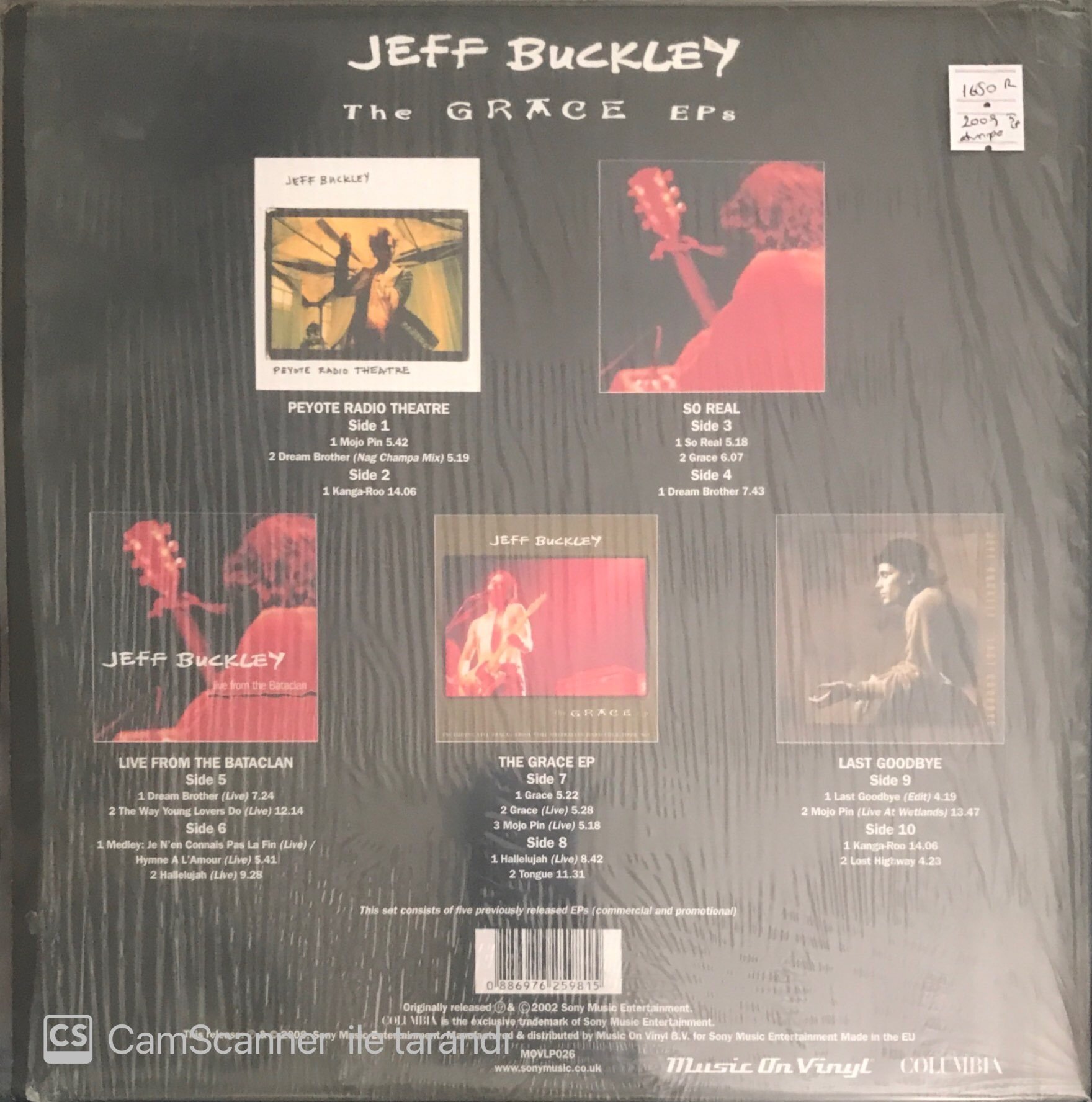 Jeff Buckley The Grace Eps 5 LP Plak Satın Al