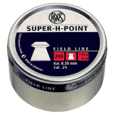 RWS Super-H-Point 6,35 mm Havalı Tüfek Saçması