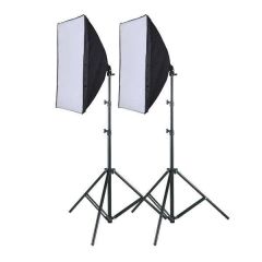 Fancier 30w Sürekli Işık 50x70 Softbox Set-İkili