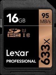 Lexar 16GB 633X 95mb/sn UHS-I SD Hafıza Kartı