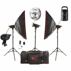 Star 400w 3'lü Soft Box'lı Paraflaş Set