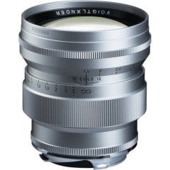 Voigtlander Nokton 75mm f/1.5 Aspherical Lens (Silver Leica M)