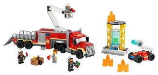 LEGO® City İtfaiye Komuta Birimi 60282 Yapım Seti; Çocuklar için Eğlenceli İtfaiye Oyuncağı Yapım Seti (380 Parça)