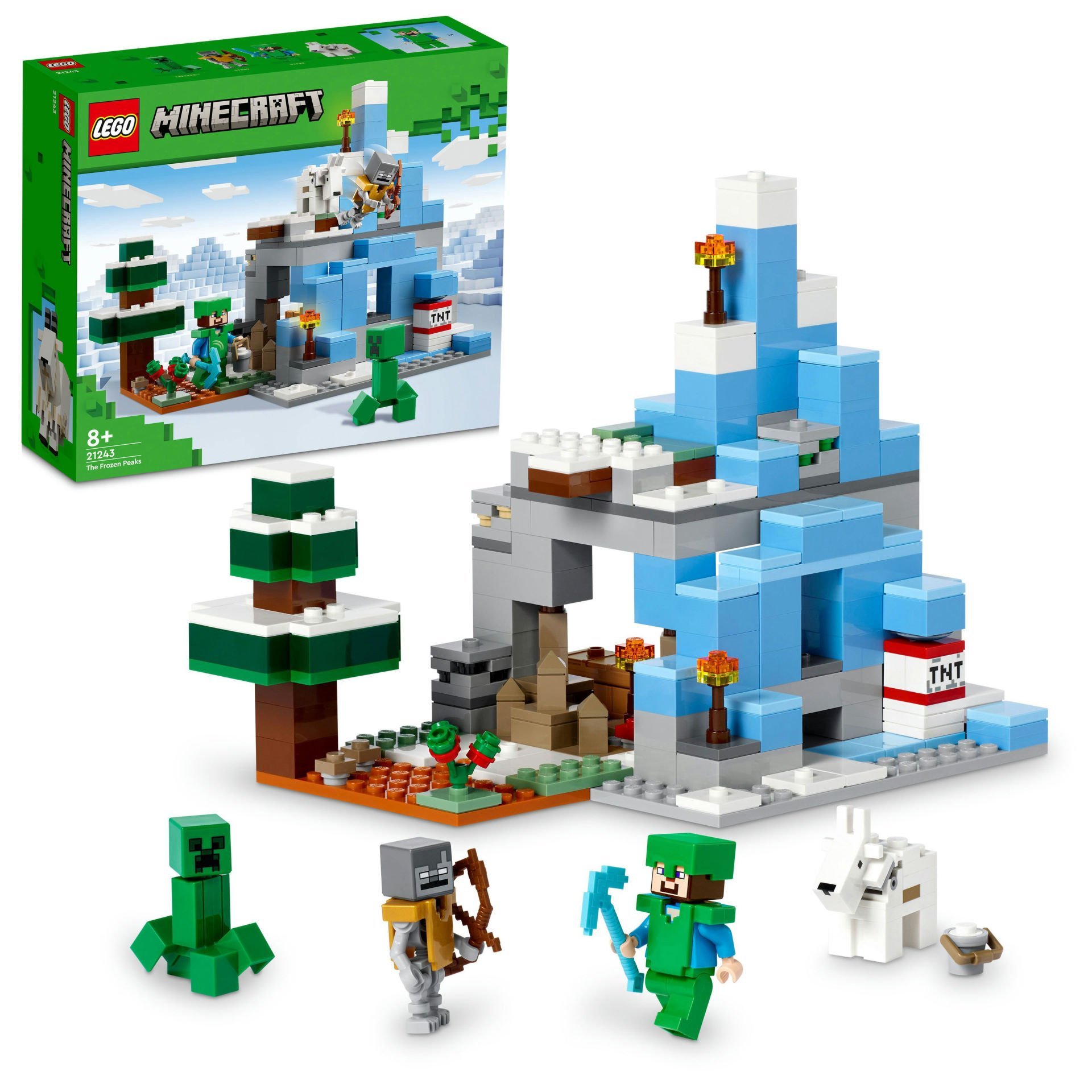 LEGO® Minecraft® Donmuş Tepeler 21243 Oyuncak Yapım Seti (304 Parça)