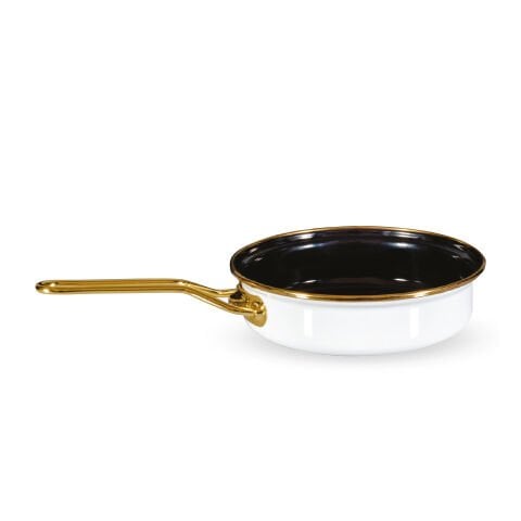 Gold Kitchen Emaye Beyaz Tava 20 Cm