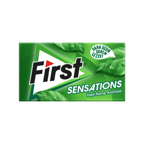 First Sensations Yeşil Nane Aromalı Sakız 27 Gr