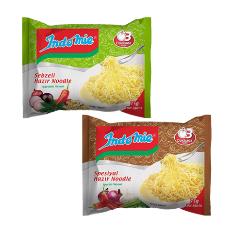 Indomie Noodle Çeşitleri 75 Gr