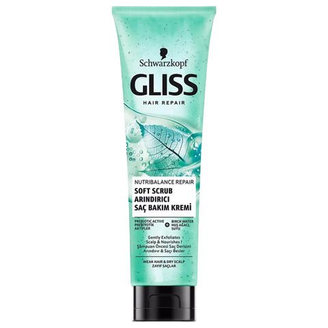 Schwarzkopf Gliss Soft Scrub Arındırıcı Etki  Saç Bakım Kremi 150 ml