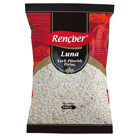 Rençber Luna Yerli Pilavlık Pirinç 1 Kg