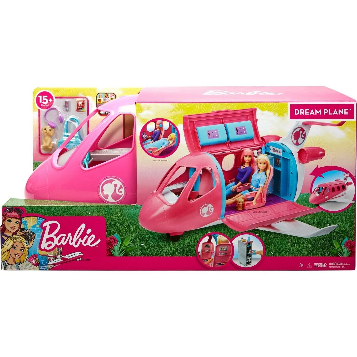 Mattel Barbie Seyahat Gdg76 Pembe Uçağı