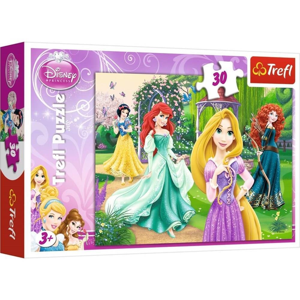 Trefl 30 Parça Puzzle Rapunzel Merida Ariel And Snow White