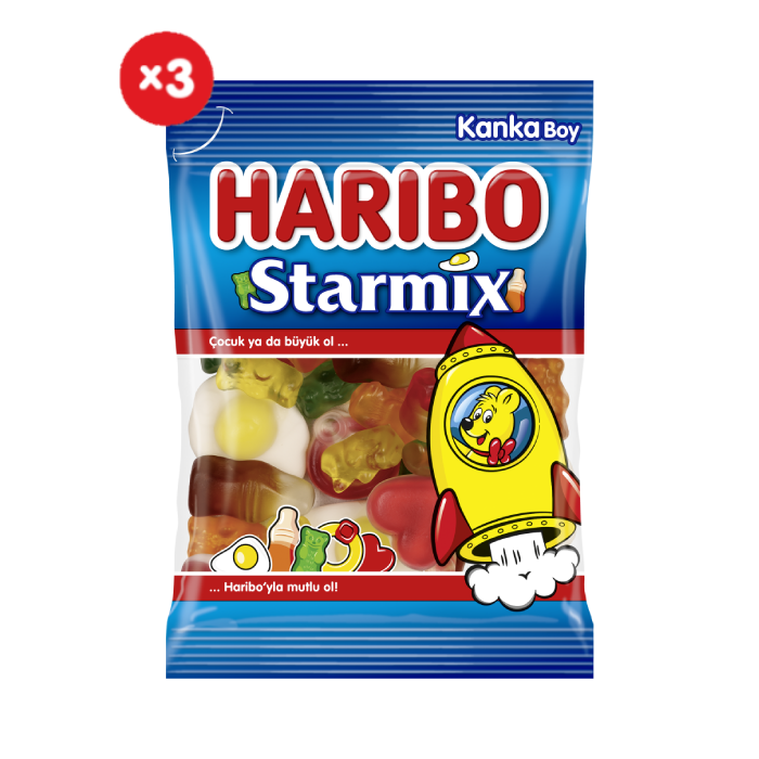 Haribo Starmix 3'lü Paket | Haribo Shop